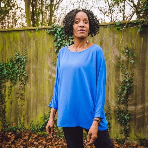 Lizzie Batwing Top Royal Blue by Tilley & Grace